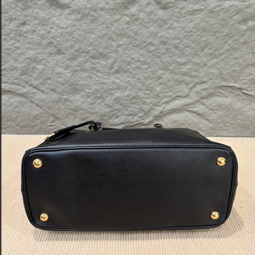 Prada Black Saffiano Leather Satchel - Picture 5 of 9